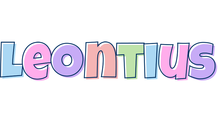 Leontius pastel logo