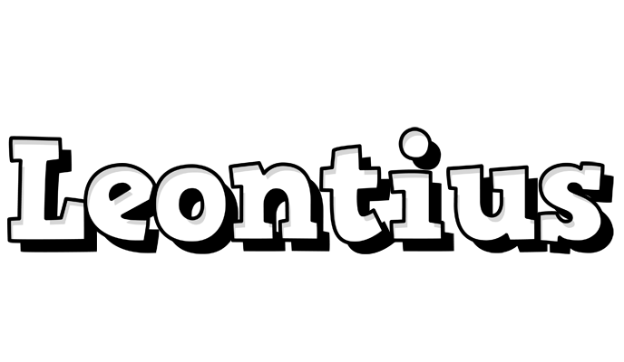 Leontius snowing logo
