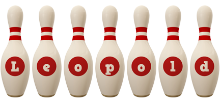 Leopold bowling-pin logo