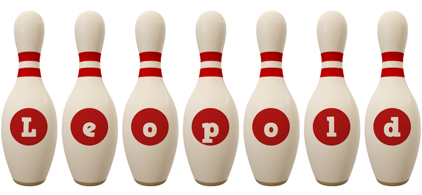 Leopold bowling-pin logo