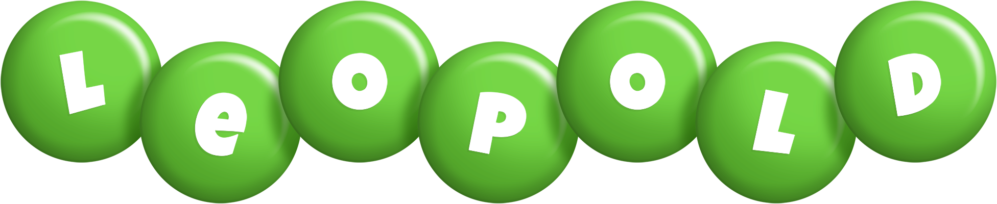 Leopold candy-green logo