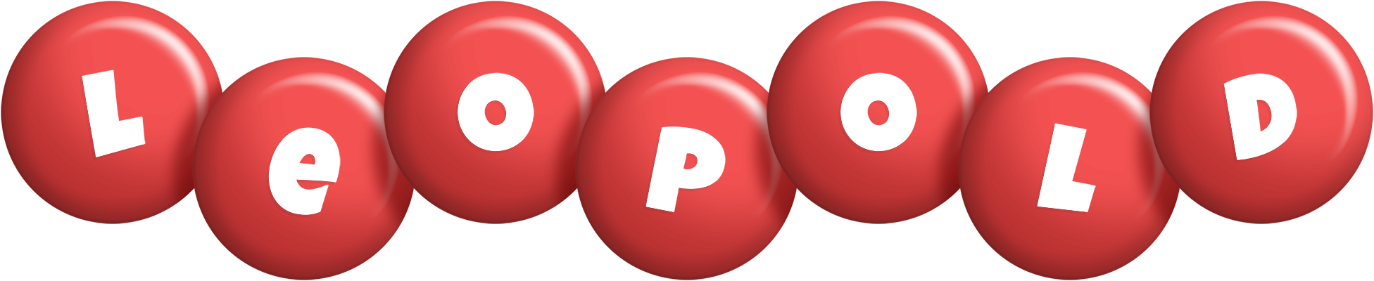 Leopold candy-red logo