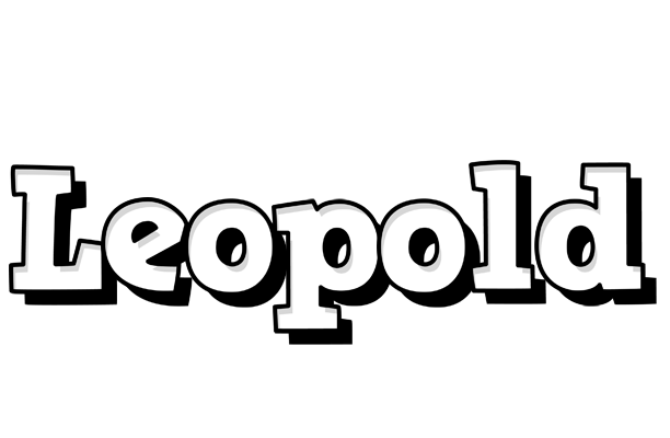 Leopold snowing logo