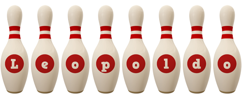 Leopoldo bowling-pin logo