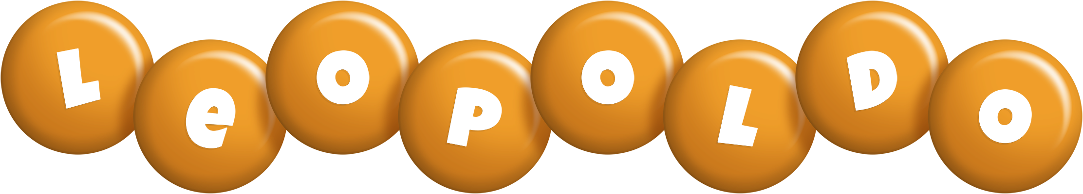 Leopoldo candy-orange logo