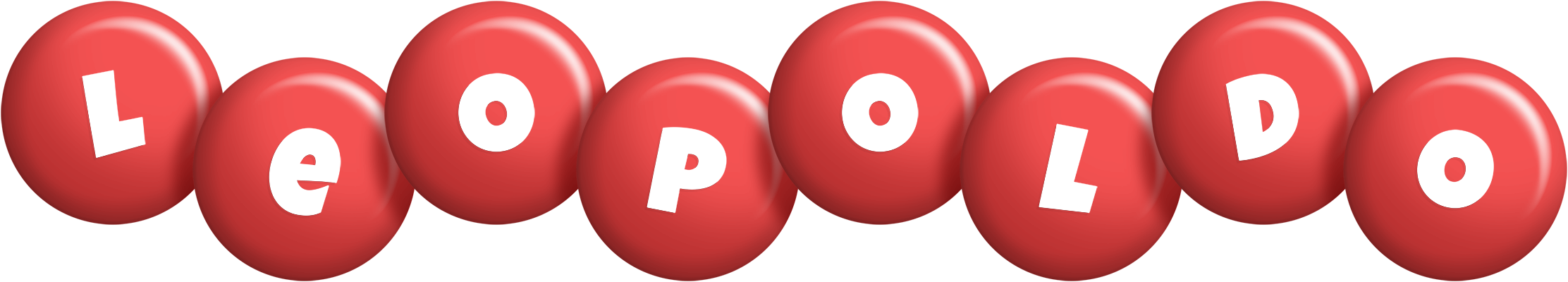 Leopoldo candy-red logo