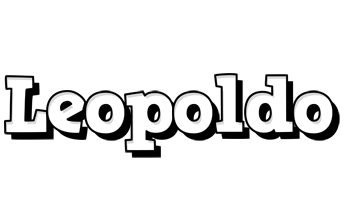 Leopoldo snowing logo