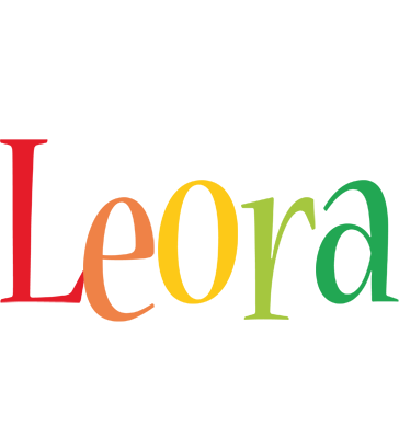 Leora birthday logo