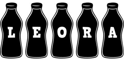 Leora bottle logo