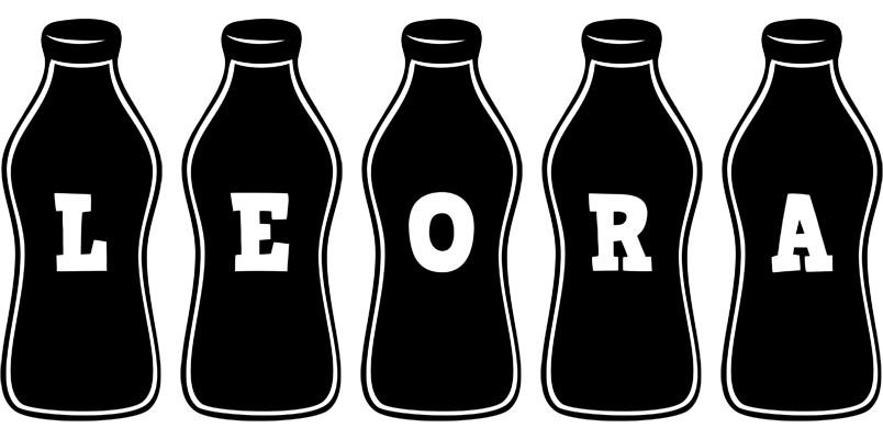 Leora bottle logo