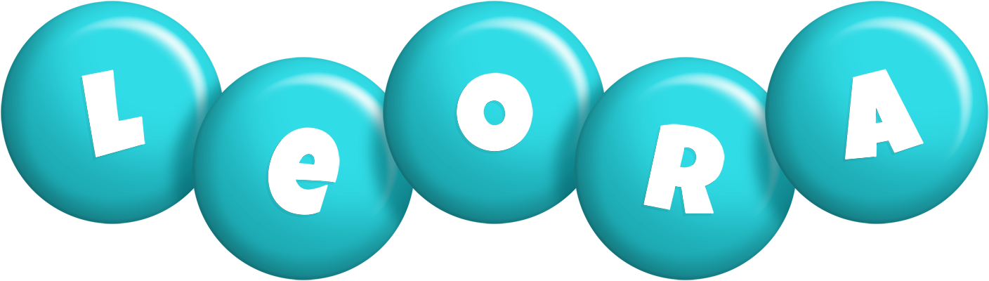 Leora candy-azur logo