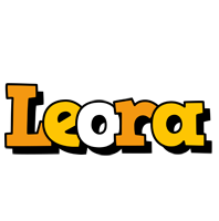 Leora cartoon logo