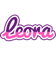 Leora cheerful logo