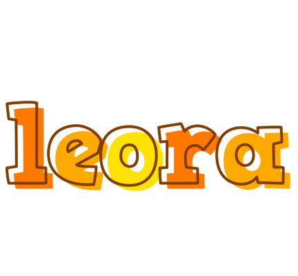 Leora desert logo