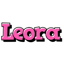 Leora girlish logo