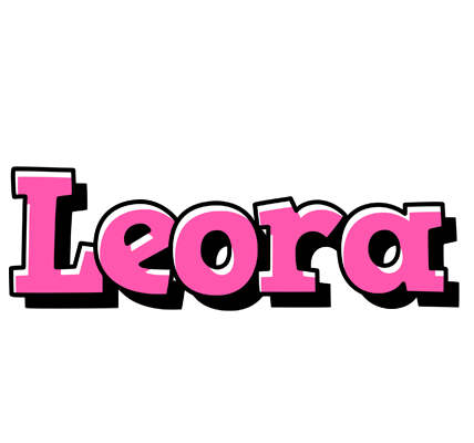Leora girlish logo