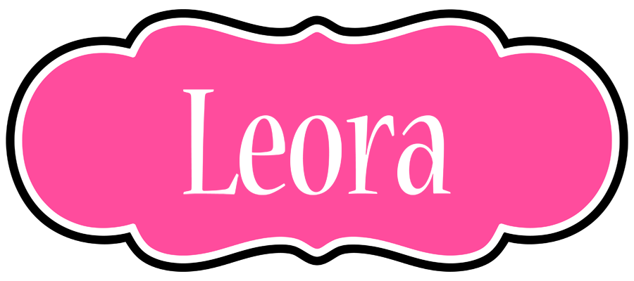 Leora invitation logo