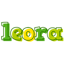 Leora juice logo