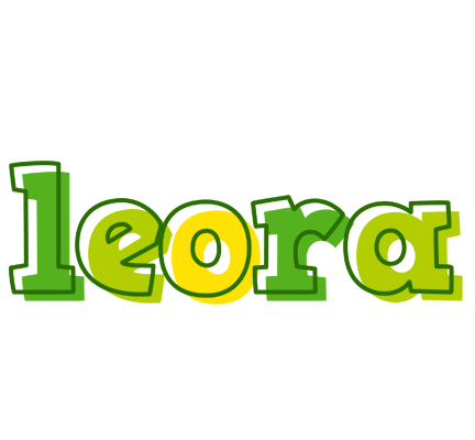 Leora juice logo