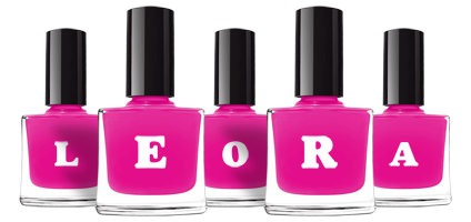 Leora nails logo