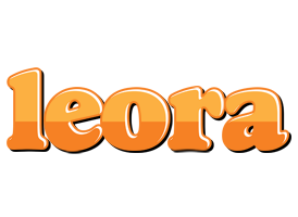 Leora orange logo