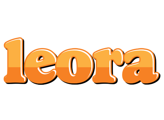 Leora orange logo