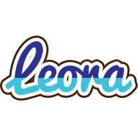 Leora raining logo