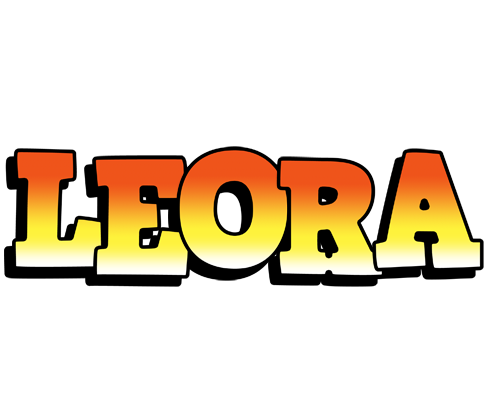 Leora sunset logo