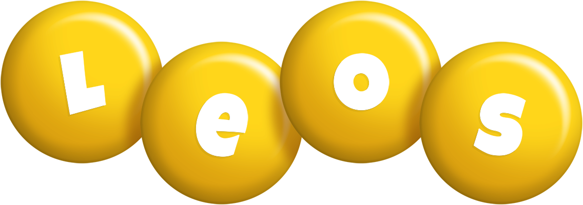 Leos candy-yellow logo