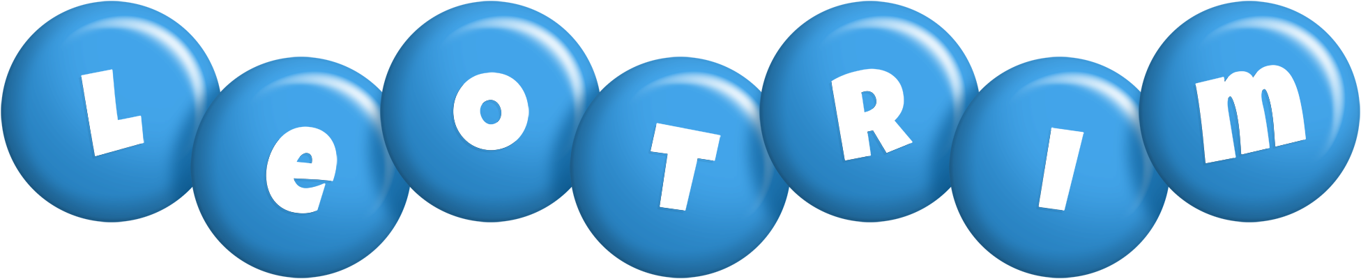 Leotrim candy-blue logo