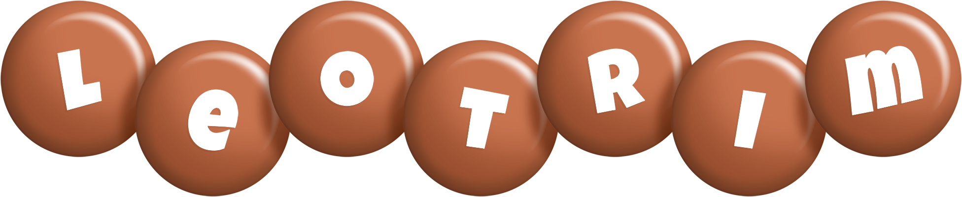 Leotrim candy-brown logo