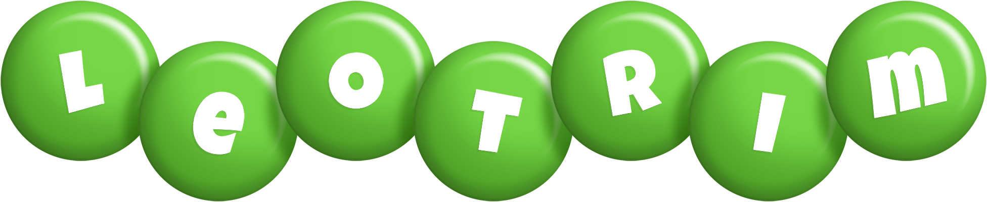 Leotrim candy-green logo