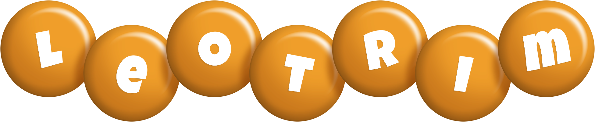 Leotrim candy-orange logo