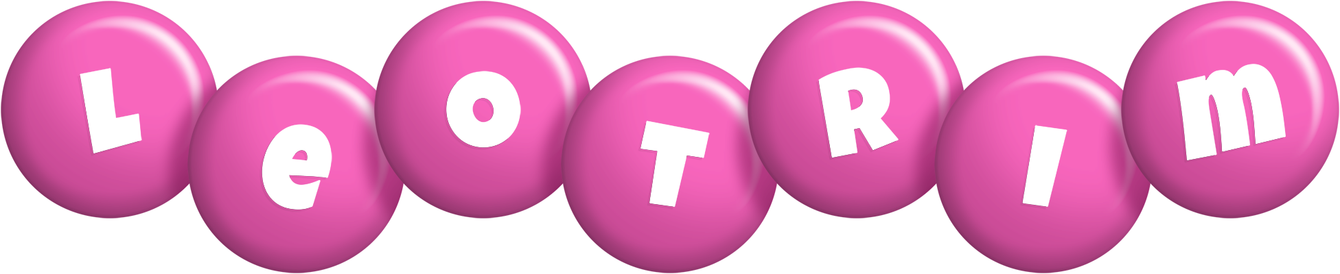 Leotrim candy-pink logo