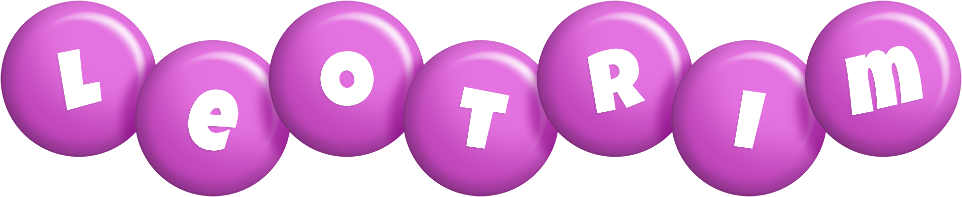Leotrim candy-purple logo