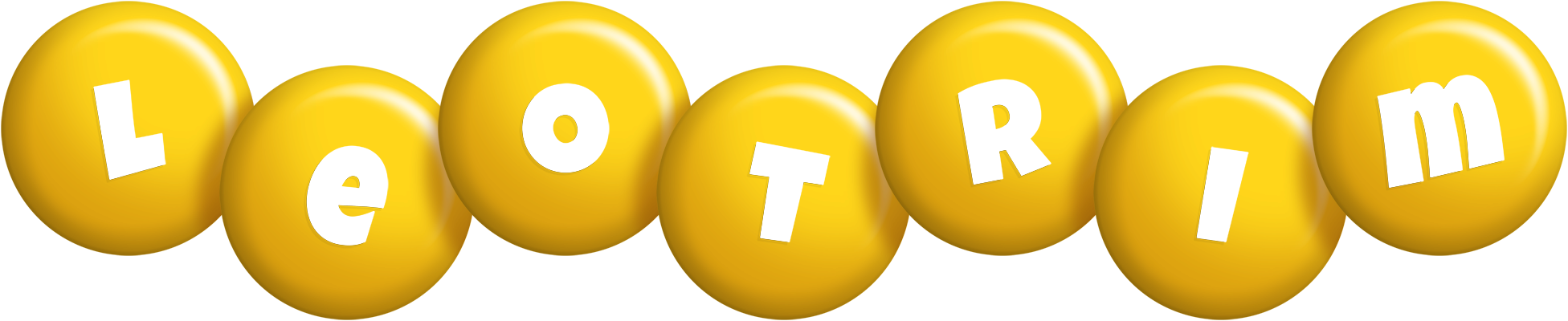 Leotrim candy-yellow logo