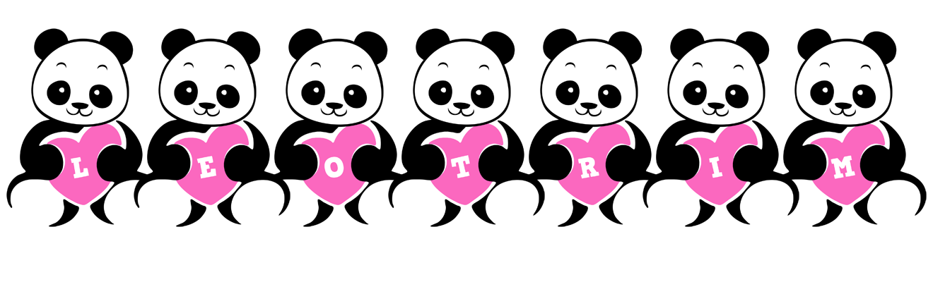 Leotrim love-panda logo