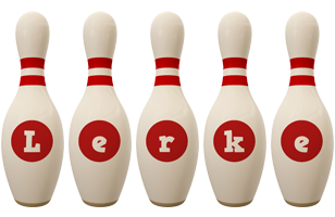 Lerke bowling-pin logo