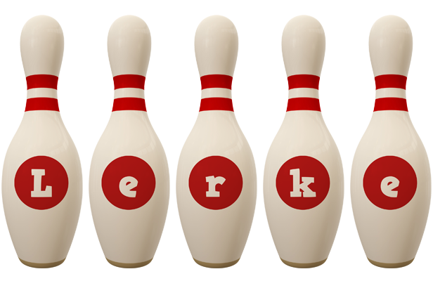 Lerke bowling-pin logo