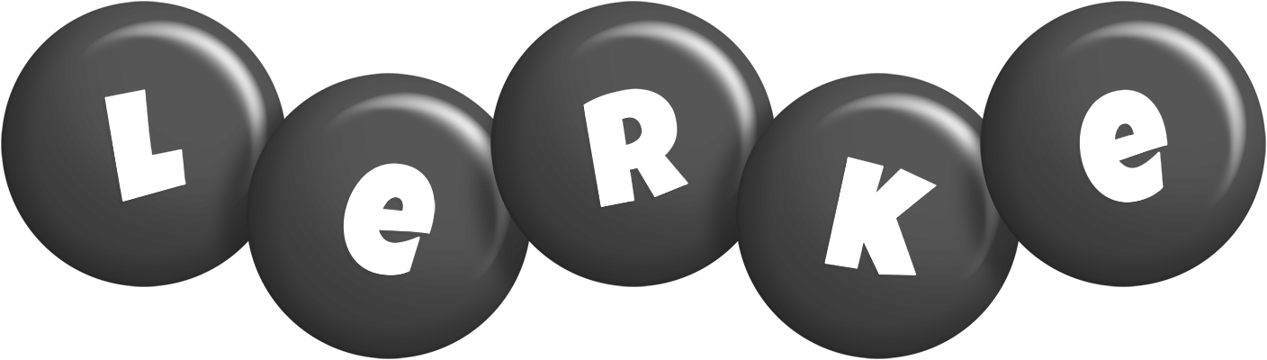Lerke candy-black logo
