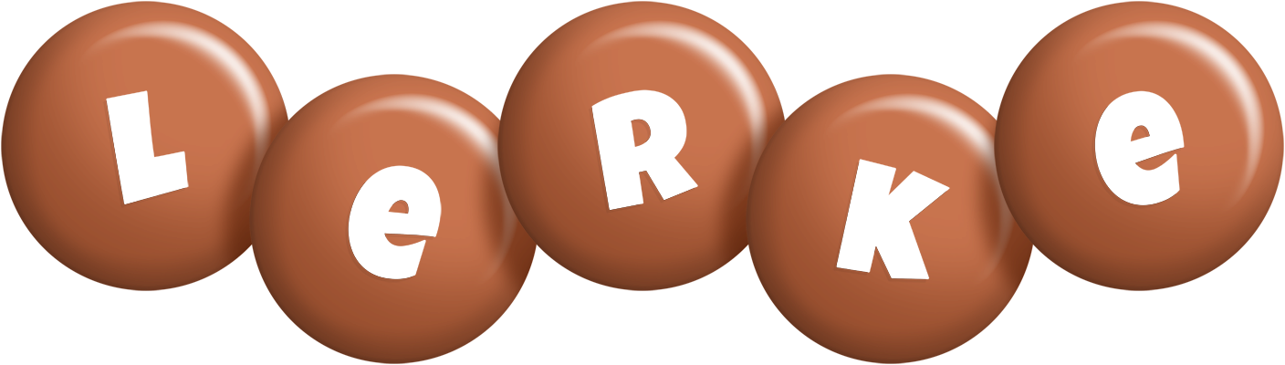 Lerke candy-brown logo