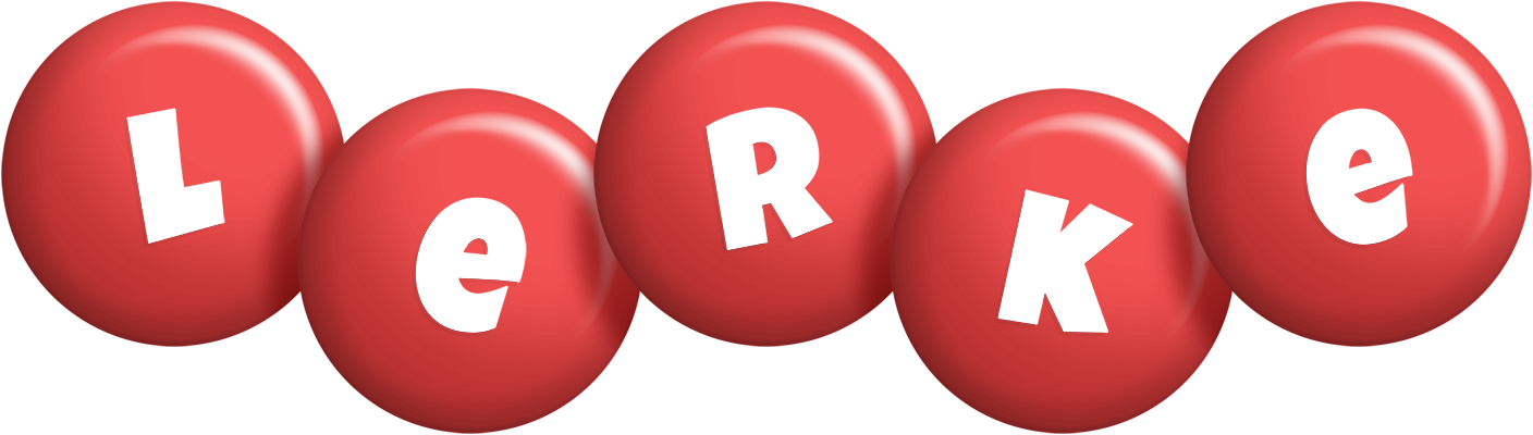 Lerke candy-red logo