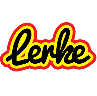 Lerke flaming logo