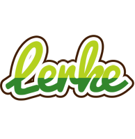 Lerke golfing logo