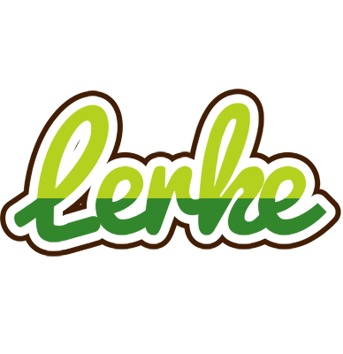 Lerke golfing logo