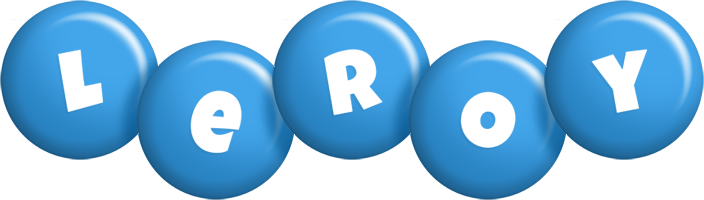 Leroy candy-blue logo