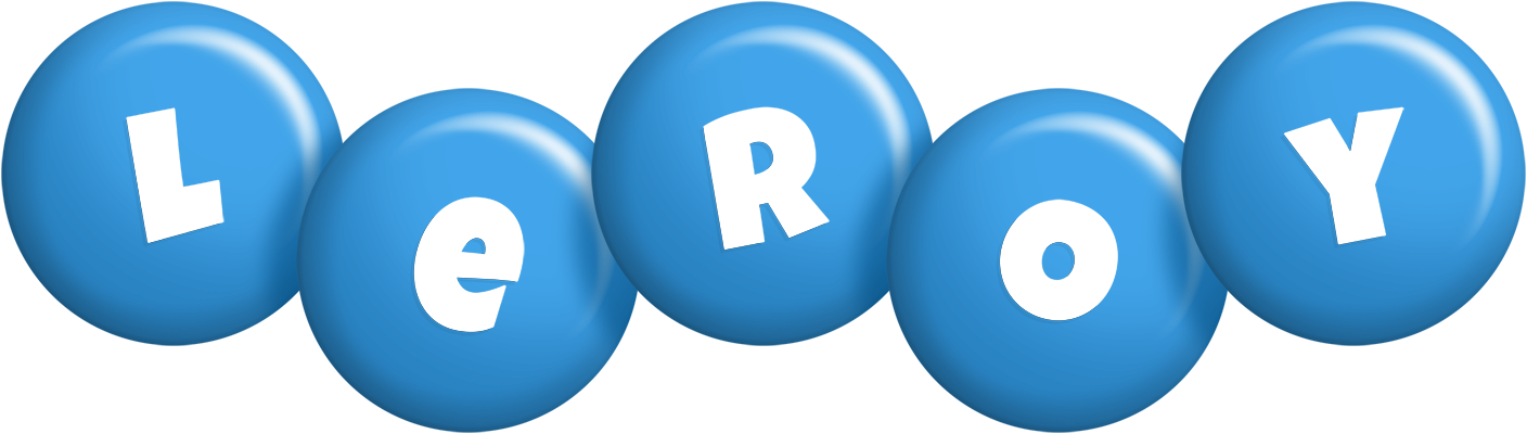 Leroy candy-blue logo