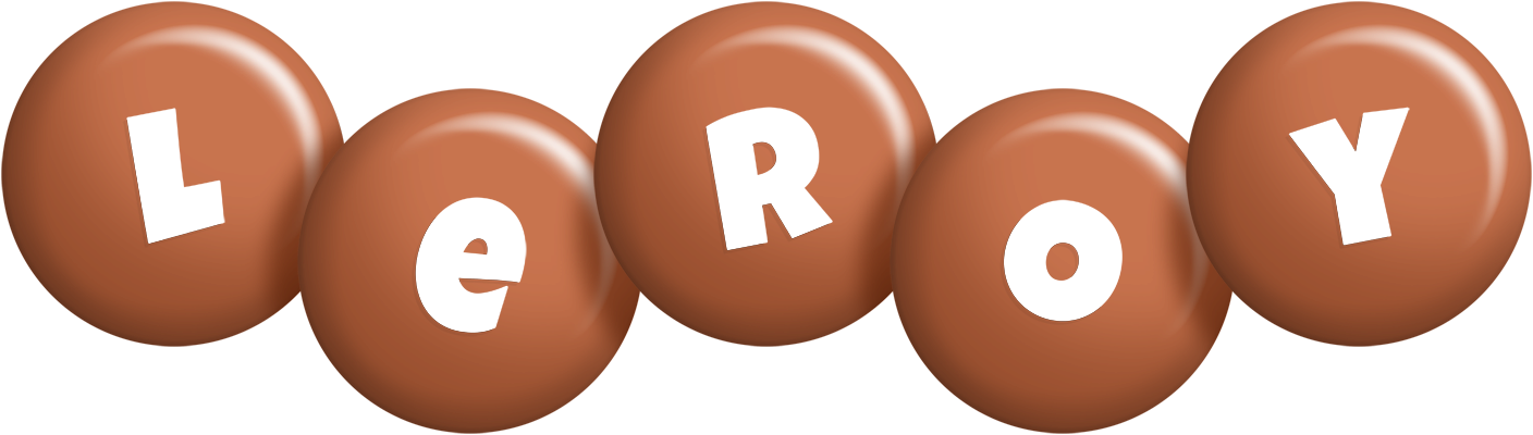 Leroy candy-brown logo