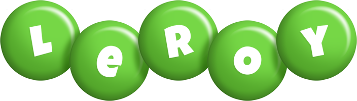 Leroy candy-green logo