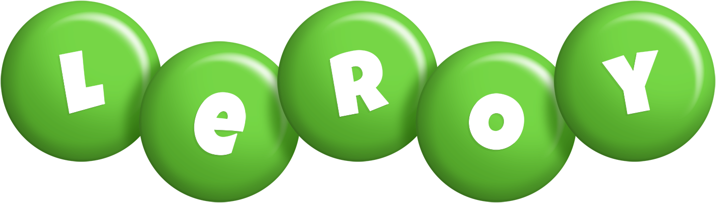 Leroy candy-green logo